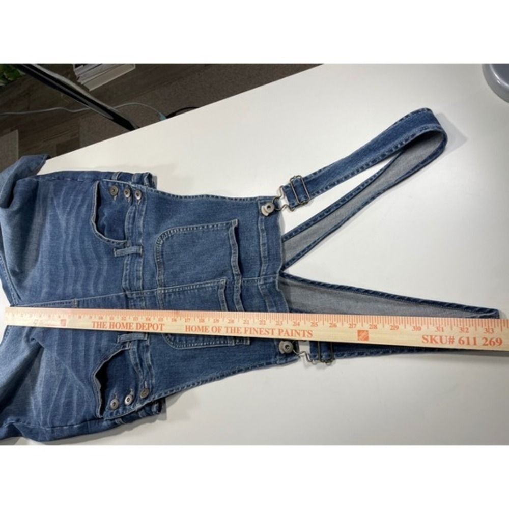 Carve Designs Denim Overalls W/ 8 Blue Organic Cotton Raw Hem LN/NWOT - Picture 7 of 16
